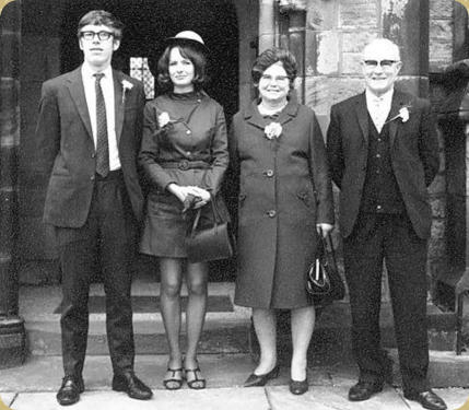 Barry with cousin Margaret, Auntie Margaret with her brother Uncle Tom